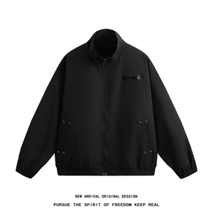 JK205/P65春装新款个性魔术贴立领飞行员夹克男潮外套上衣图片