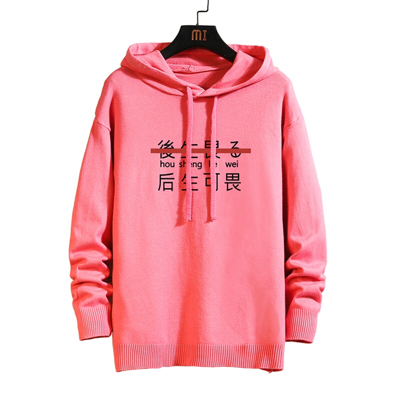 LM68028-P58加绒款-P68连帽毛衣男大码带帽针织衫男毛线衣砖墙,男装针织衫/毛衣,电商A040A
