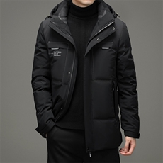 鸭绒羽绒服男士2023冬季新款休闲连帽潮流男装外套ZELD9843-P355，男装羽绒服，电商B212（原钱塘6029）