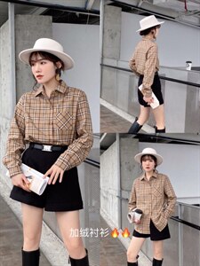 加绒衬衫,女装衬衫,依伊贝诺