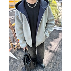 秋冬连帽卫衣开衫男女新款美式潮牌宽松情侣拉链外套LY833-P53，女装短外套，星座1008