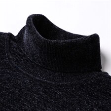 新款两翻领毛衣男式加厚冬季高领毛衣中年男针织套头HPND-15-P95，男装针织衫/毛衣，电商B212（原钱塘6029）