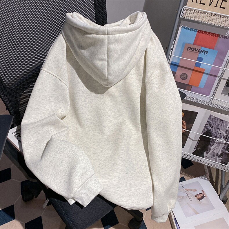 5733-P65新款情侣宽松刺绣花连帽保暖加绒卫衣,男装棉衣,星座617A-2