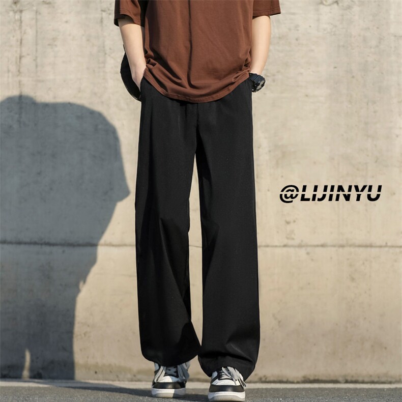 休闲时尚男新款宽松挺括运动卫裤阔腿直筒裤1228-特批-2548,男装休闲裤,星座718-1