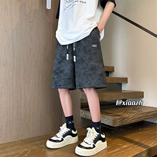 XZ616夏季薄款扎染脏脏裤休闲裤设计感短裤TY2519特P30控58，男装休闲裤，星座512A（原616）