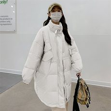 现货，2022新款立领中长款羽绒服歀号8808-P245-K358，女装连衣裙，浙宝276（原081）