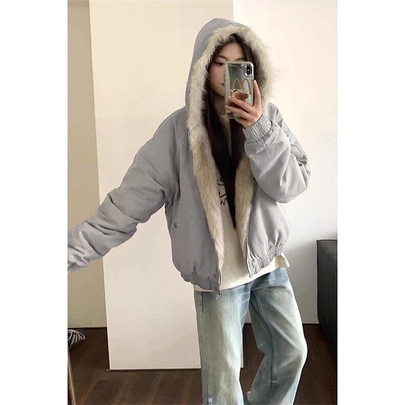 网图A2347P120-美式座山雕加绒加厚棉服男女秋冬宽松休闲棉衣,男装棉衣,电商B241