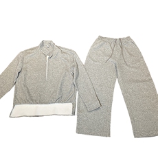 秋冬高克重品质假两件立领卫衣休闲运动套装男阔腿卫裤TZ298-P135，男装休闲套装，电商B267