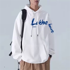 1506/QL0390/P39卫衣男连帽春秋季港风宽松潮牌字母印花百搭外套，女装短外套，星座1506