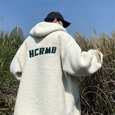 羊羔毛棉服男袄冬潮牌情侣2021外套WY031-P55，男装棉衣，星座308B-1