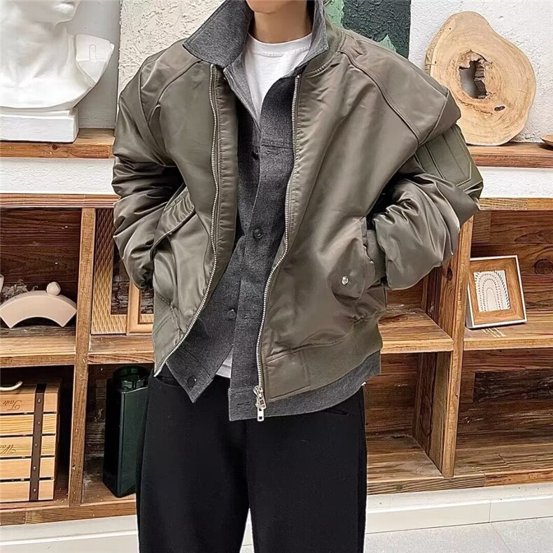 1506-1/JW92971/P67翻领夹克男ins春秋棒球服宽松情侣bf百搭外套,男装夹克,星座1506-1