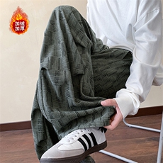 【送挂件】冬季加厚美式长裤保暖肌理感休闲裤5D2020-TP4588，男装休闲裤，电商A102