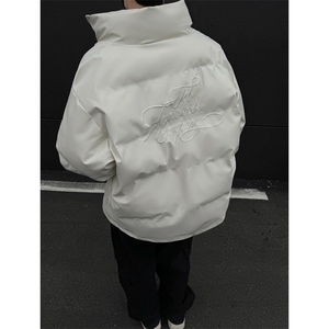 档口图 美式高街刺绣PU皮棉服棉袄高级感加厚保暖棉衣MY758-P108图片