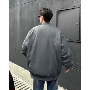 潮牌宽松棉服男日系复古棒球服棉衣情侣休闲飞行服外套冬HY303图片