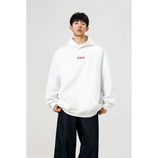 万针刺绣结构设计重磅秋冬全棉高品质美式高街连帽卫衣外套Y7805，男装卫衣，电商A486