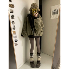 706-1-MY6041-P95特P现货冬季两面穿仿兔毛棉衣保暖棉服外套，男装棉衣，星座706-1