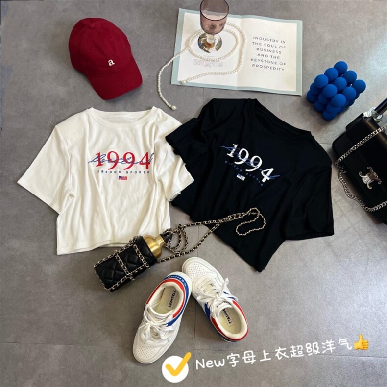 夏季新款印花短袖，其它，AT(2F)