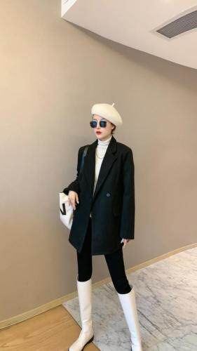 冬季上新新款加棉西装外套，女装西装，韩流星