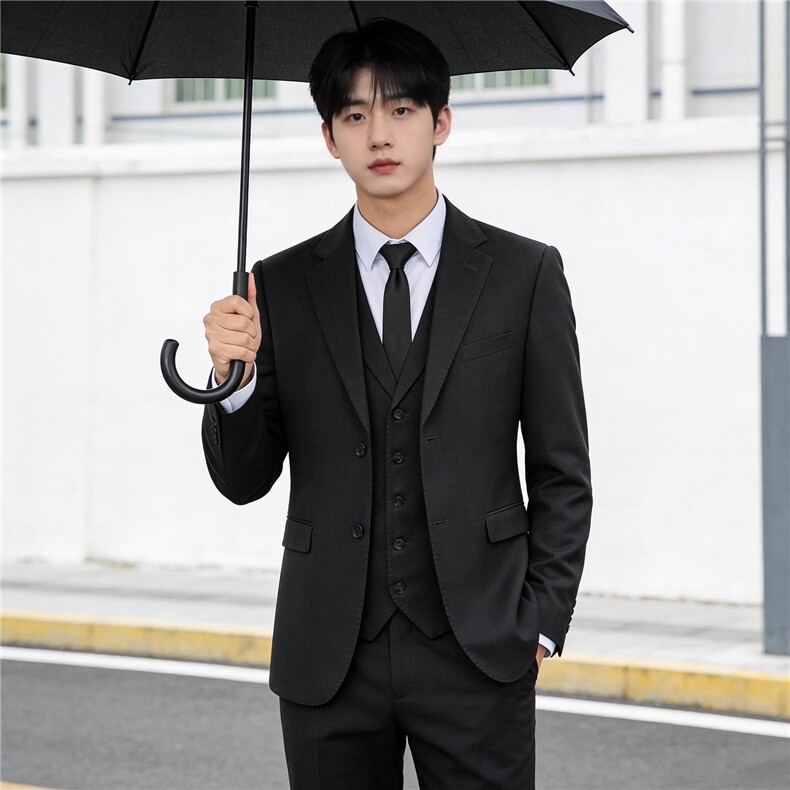 1506A/GW30+GK03+M010/P60英伦风绅士韩版抗皱轻奢西服套装,男装西服套装,星座1506A
