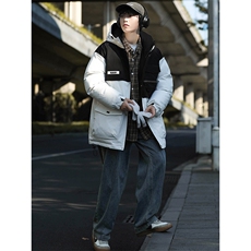 冬上新加棉加厚棉服学生休闲连帽棉衣外套男女8323-P125控价168，男装棉衣，电商A441-1