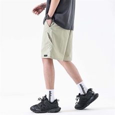 潮流美式高街短裤男夏季宽松休闲七分裤阔腿裤子潮ins319#-P52，男装牛仔裤，电商A178-1
