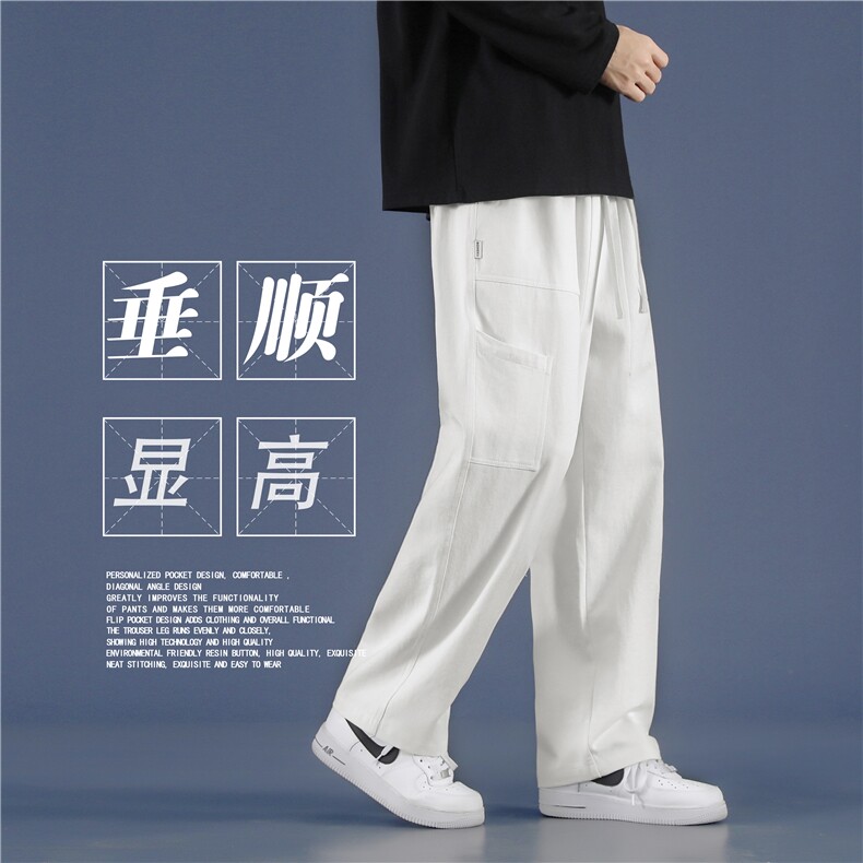 2023秋冬上新休闲舒适显高显瘦简约时尚长裤K627-特批40,男装休闲裤,星座718-1