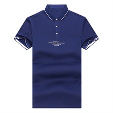 polo衫男2023夏季新款棉质翻领夏季潮流衣服时尚男士POLO男装图片
