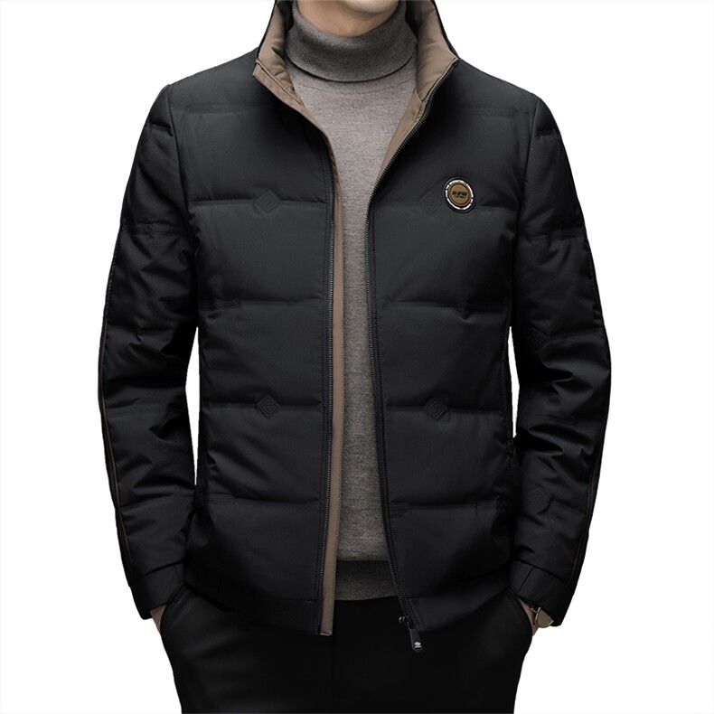CSYR95510钱塘2020-2冬季厚款时尚休闲立领中年男士羽绒服P245,男装羽绒服,钱塘207-2