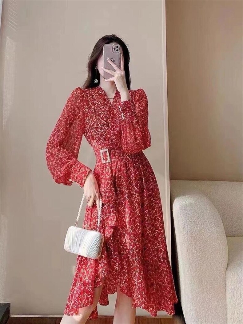2022恋语随风春装连衣裙，女装连衣裙，恋语随风(7F)