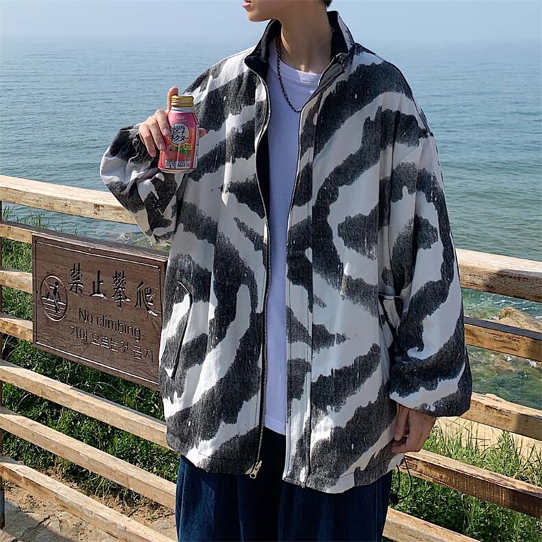 港风两面穿外套女春秋炸街宽松学生百搭休闲棒球服ins潮JK022-P48,男装夹克,星座308B-1