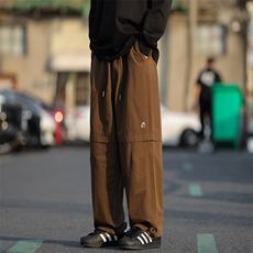 休闲裤男港风潮流日系痞子帅刺绣2024秋冬季新款ins长裤K4695-P38，男装休闲裤，星座412-2