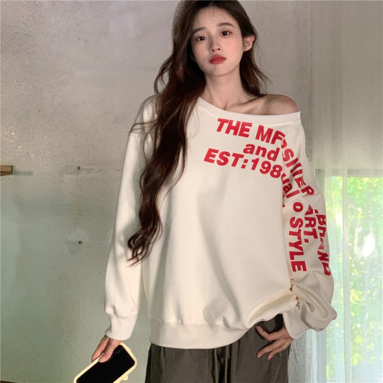 EE118-P55纯棉华棉复合卫衣女春秋薄款2024宽松圆领韩版女装上衣,男装卫衣,星座911-3