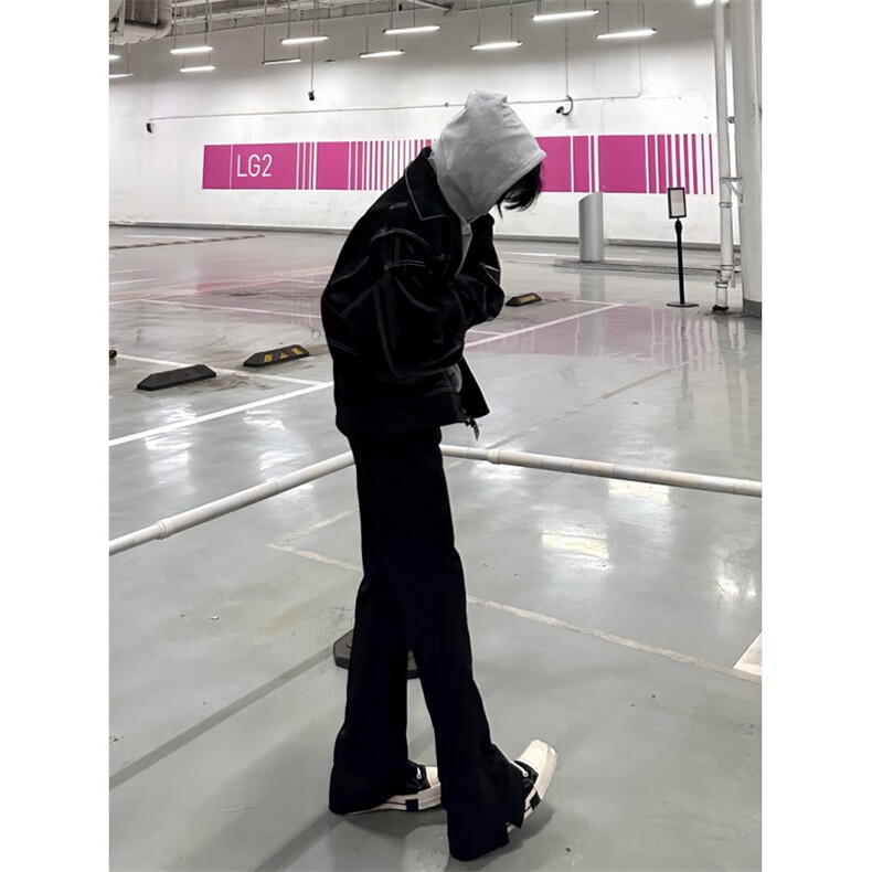 【有货】cleanfit短款外套男春秋高级感痞帅飞行员夹克W190LL-P92,男装夹克,星座1007（原301D）