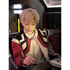 欧美hiphop短款拼接赛车外套男潮牌高街小众机车服夹克JK910，男装夹克，星座1116A（原606A-3）