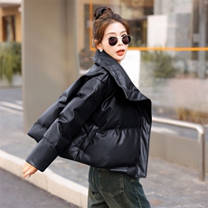 【BAO款】羽绒服明星同款冬装新款女装蛋白皮女式韩版时尚短款潮，女装羽绒服，意芙
