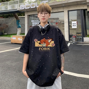 量大优供抖音视频 支持得物配合二开美式满天星亮片短袖T恤MTX567图片
