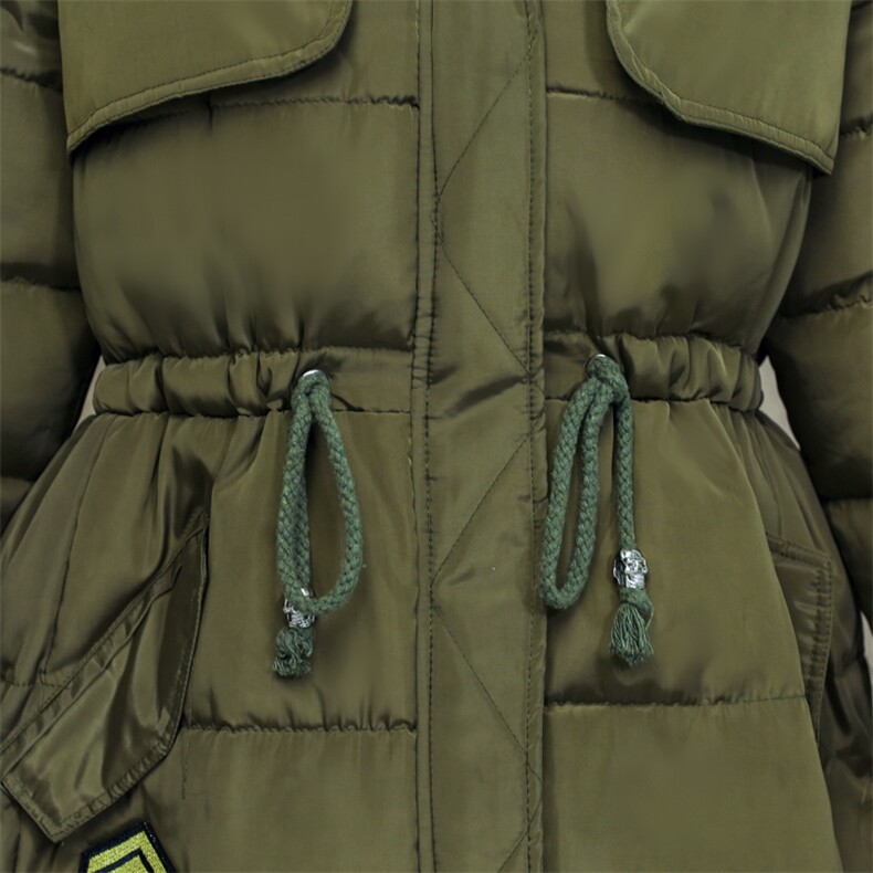 时尚女装棉服加厚保暖宽松显瘦毛领设计冬季必备,女装棉衣/棉服,深水步