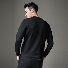 男圆领卫衣刺绣工艺个性潮时尚秋冬男标准码货号6057-1，男装卫衣，钱塘6007(原2006)