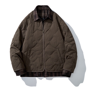 男士短裤假两件羽绒服外套  D213-8155-P305图片