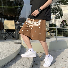 美式高街潮流卫裤男女嘻哈字母发泡印花星星休闲运动裤DK03P30，男装休闲裤，星座1116-2