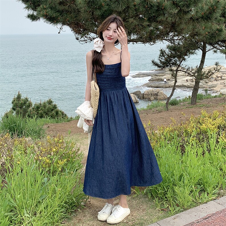 上新夏季披肩＋牛仔吊带连衣裙2C098-861P145K198,女装套装/套裙,2C098