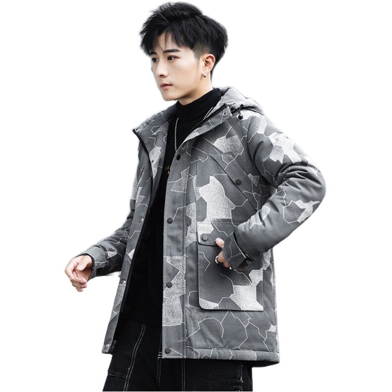 男士休闲连帽加厚保暖棉衣外套棉服棉袄冬季防寒开衫男装M993,男装棉衣,电商B226-2（原B217-2）