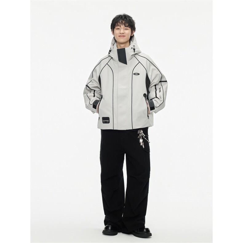 美式加厚保暖羽绒服男女冬季重磅潮牌情侣外套复古机车风719,男装羽绒服,电商A234
