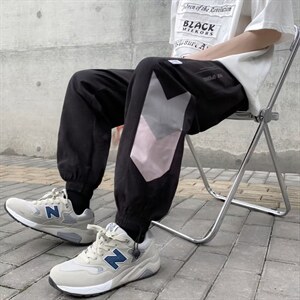 男秋季新款港风休闲裤K213P30图片