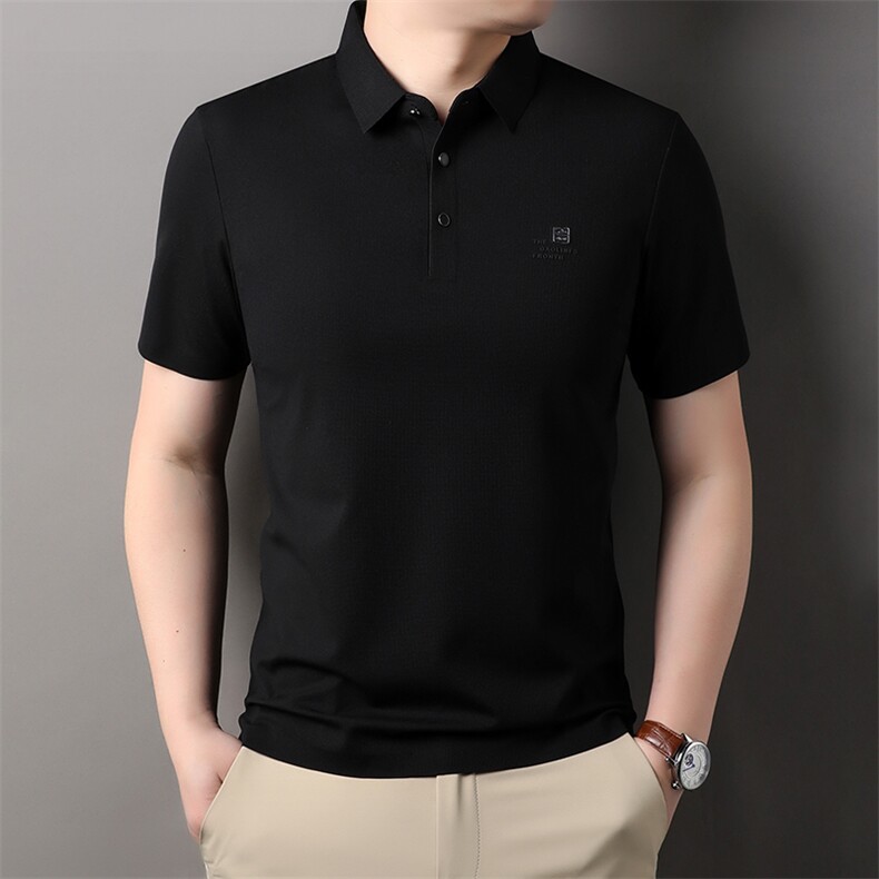 2026夏季休闲时尚无痕Polo衫短袖夏季青年百搭T恤上衣HP2837-P73,男装Polo衫,星座1105-3