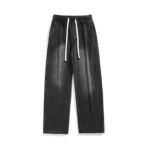 加绒加厚牛仔裤男宽松直筒裤K2362 P50图片
