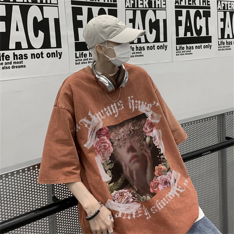 TX15P35夏季宽松美式街头T恤,男装T恤,星座517A-6
