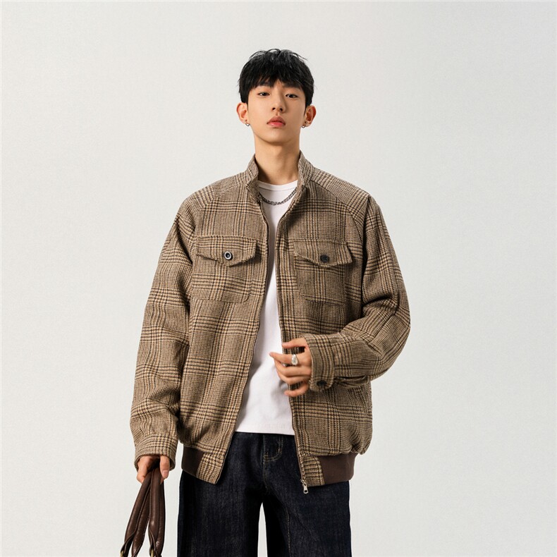 【现货】XZ1218(原611-3)WT8351特价P9850羊毛50化纤羊毛夹克,男装夹克,星座1218（原611-3）