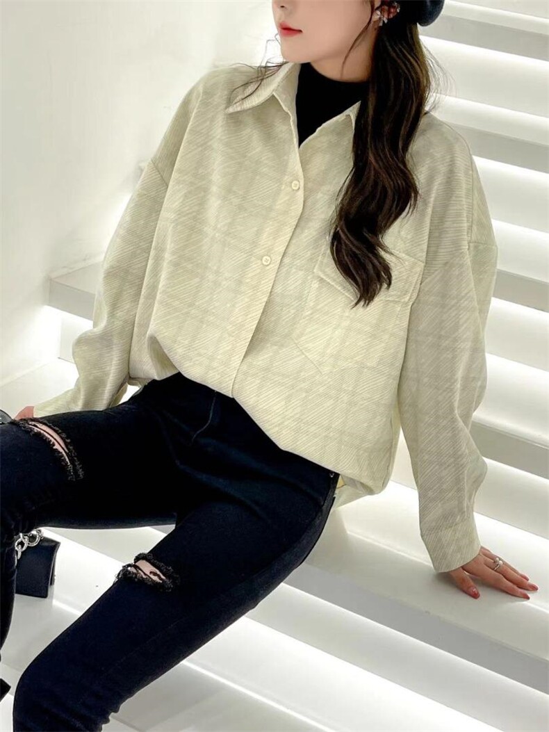 磨毛加厚加绒衬衫，女装衬衫，Balance Studio