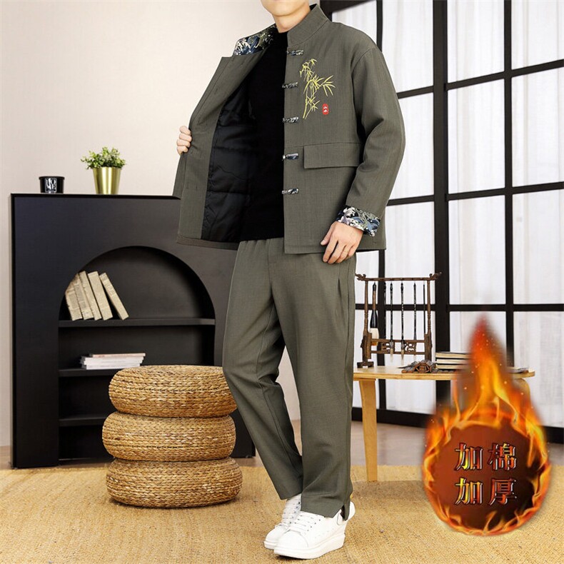 2024风加棉加厚套装，男装休闲套装，星座1206（原A206）